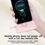 Mini Power Bank 3 en 1 — Cargá, iluminá y apoyá tu celular sin cables