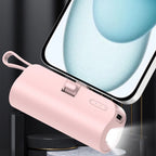 Mini Power Bank 3 en 1 — Cargá, iluminá y apoyá tu celular sin cables
